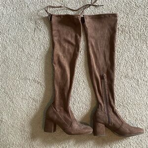 Forever 21 over the knee brown boots. Size 8